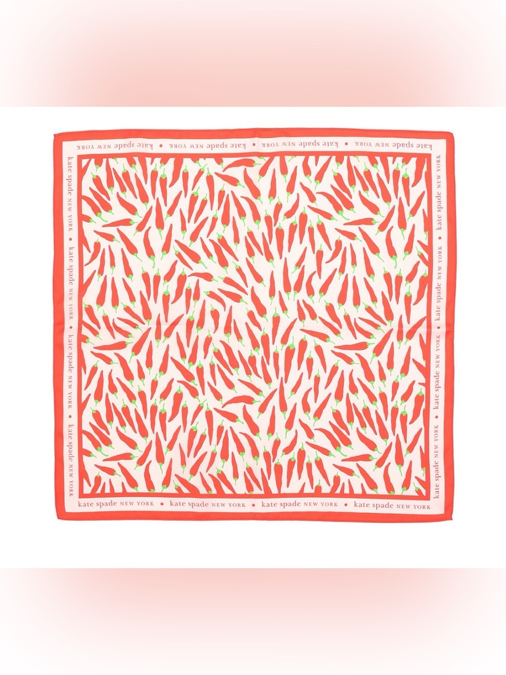 kate spade new york Peppers Silk Bandana